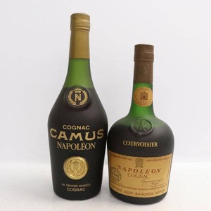 【2本セット】ブランデー各種（カミュ ナポレオン ラ グラン マルキ 40％ 700ml 等）X24K110005