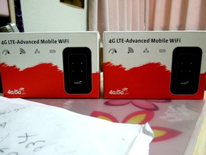 超特価！半額以下　４G LTEーAdvanced　Mobile　WiFi　新品未使用品 