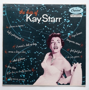 美盤・美音　US初期盤　KAY STARR / THE HITS OF KAY STARR　Capitol T-415 / モノラル / ターコイズ / 全曲試聴済み / ケイ・スター