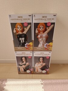 ワンピース フィギュア　 GLITTER&GLAMOURS NAMI&HANCOCK SPECIAL ver. 全4種セット