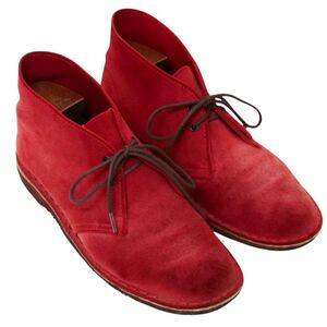 Clarks クラークス デザートブーツ レッドスエード 24cm相当 レディース ステッチダウン製法 革靴