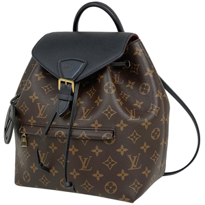 ルイ・ヴィトン Louis Vuitton モンスリ NM PM バックパック デイパック リュック モノグラム ブラウン M45515 レディース 【中古】