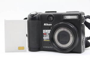 【返品保証】 ニコン Nikon Coolpix P5100 ブラック 3.5x バッテリー付き コンパクトデジタルカメラ v4370