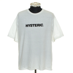 ●529213 HYSTERIC GLAMOUR ヒステリックグラマー ●Tシャツ 半袖 HYS BEAR 02231CT20 サイズL メンズ 日本製 ホワイト