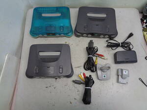 C1818 任天堂　ニンテンドー　nintendo 64 3台 / コントローラー15台 / NUS-013,NUS-019