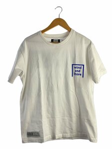 WIND AND SEA◆Tシャツ/S/コットン/WHT