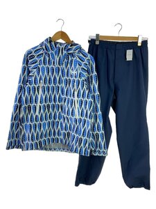 HELLY HANSEN◆セットアップ/M/ナイロン/BLU/総柄/HO11211