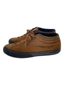 VISION STREET WEAR◆ローカットスニーカー/UK9.5/ブラウン/スニーカー/スウェード