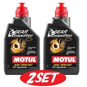 【お得な2本セット】105779 MOTUL (モチュール) GEAR COMPETITION ギア コンペティション 75W140 100%化学合成ギアオイル 1L