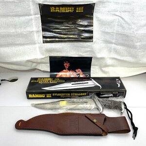 未使用長期保管！ランボーナイフ◆RAMBO3◆シグネイチャーエディション◆10000本限定★ GIL HIBBEN ギルヒブン サバイバルナイフ シース付