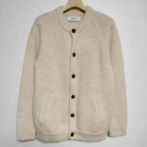 green label relaxing BC SOFT/SHET CN/カーディガン 5G 定価10850円 ニット アイボリー グリーンレーベルリラクシング 3-1213T F94617