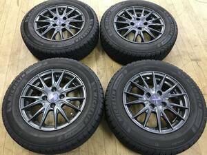 スタッドレス ミシュラン 175/70R14 21年製 アルミホイールセット 4本 中古 ヤリス ヴィッツ アクア シエンタ ポルテ