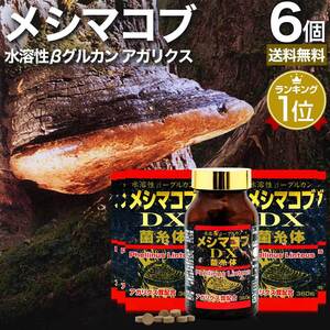 サプリ メシマコブ メシマコブサプリ アガリクス アガリスク 360粒*6個セット 約180日分 送料無料 宅配便