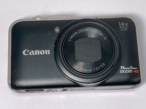 ◆Canon キャノン PowerShot SX230 HS ブラック コンパクトデジタルカメラ◆-035