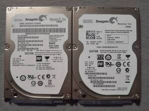 320GB Seagate ST320LT012 ST320LT007 2.5インチ 7mm SATA 二個セット