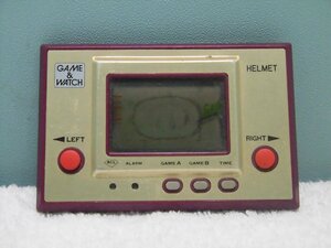 E199/動作品【Nintendo 任天堂 GAME＆WATCH HELMET CN-07 計1点】当時物/ゲームウォッチ