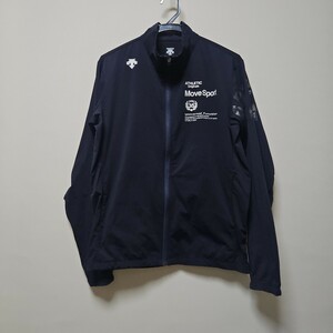 DESCENTE デサント　ジップアップジャケット　薄手　紺　M 　Move Sport 