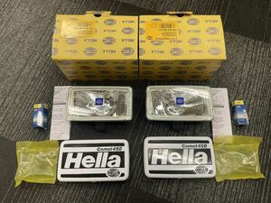 HELLA 450　小型スポットランプセット　単品2個セット　当時物！GA61/GX61/AA63/BA5/EF9/GZ10/R30/FC3S/E30/ゴルフⅡ/W124/FET/シビエ/PIAA