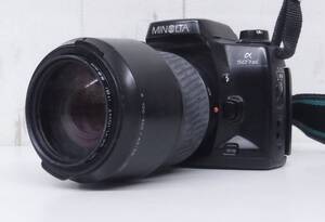 当時物 レトロ カメラ＊MINOLTA ミノルタ α 507 SI＊SIGMA カメラケース＊KENKO MC SKYLIGHT 1B ＊AF 100-300 TELEZOOM＊取説＊ジャンク品