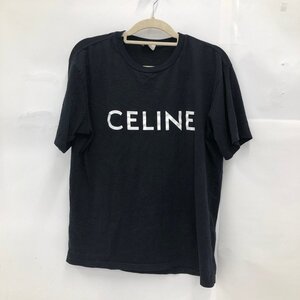 CELINE セリーヌ ロゴ Tシャツ 2X681671Q 38AW 165/84A サイズS【DAAO3002】