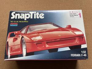 SnapTite 　フェラーリF-40　　1/32　　　未組み立て　　　送料290円〜　　