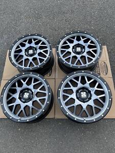 美品 エクストリームJ　XJ04 20X8.5J PCD139.7 6H インセット18 FJクルーザー 120-150プラド 185-210 サーフ V8-9＃パジェロ 