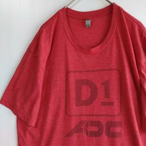 199 半袖Ｔシャツ Lサイズ US古着 NEXT LEVEL レッド 赤