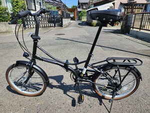 DIAMANT 折りたたみ自転車 MF204 KURVE 20インチ 6段変速 黒 MYPALLAS 