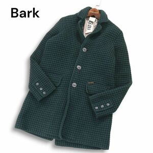 Bark バーク 秋冬 厚手★ シングル ニット コート Sz.XS　メンズ　I4T03013_9#N