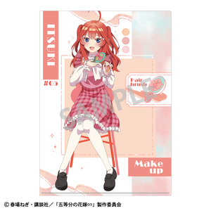 【新品/公式】五等分の花嫁 A4シングルクリアファイル 中野五月 メイクアップ 公式グッズ colleize