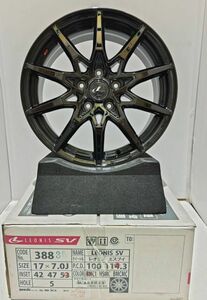 【即納 在庫処分】 レオニスSV 「7.0-17+53 5/114.3 」４本 新品 未使用品 展示品 ノア・ヴォクシィ・ステップワゴン・オデッセイ LEONIS