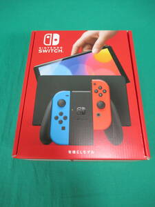 60/Q617★ニンテンドースイッチ本体★Nintendo Switch本体 有機ELモデル ネオンブルー ネオンレッド★HEG-S-KABAA★外箱ダメージ有★未使用