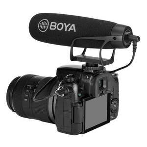 BOYA BY-BM2021 カメラビデオマイク ビデオカメラ用外付けマイク 携帯電話 (中古品)