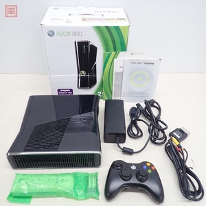 動作品 シリアル一致 XBOX360 S CONSOLE 本体 Model 1439 ブラック Black 250GB 初期化済 マイクロソフト Microsoft 箱説付【20