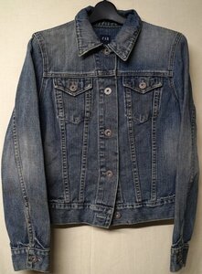 ◆GAP ギャップ◆USED加工デニムジャケット ジージャン Gジャン◆サイズS◆