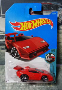 HotWheels LAMBORGHINI COUNTACH TOONED　ホットウィール ランボルギーニ カウンタック　カード傷み　　///(98)