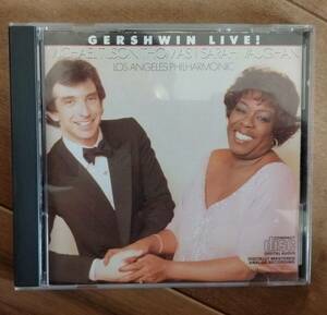 サラ・ヴォーン　ガーシュウィン　ライブ　Sarah Vaughan Gershwin live!　中古品　CD ジャズ　女性ボーカル