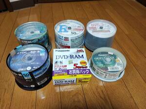 BD-R,DVD-RAM,DVD-R,CD-Rブランクメディア