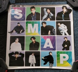 11.ポスター SMAP スマップ ミニポスター 販促 ビクター 46x46cm