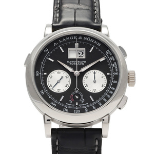 ランゲゾーネ A.LANGE SOHNE ダトグラフ アップダウン LSLS4052AD 405.035 ブラック文字盤 中古 腕時計 メンズ