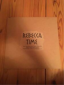 ジャパンプレミアム REBECCA レベッカ LP TIME レコード 当時物