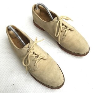 USA製☆ジェイクルー/J.CREW☆ホワイトバックスシューズ/white suede leather shoes【7.5M/25.0-25.5/ベージュ】ドレスシューズ◇bE-095