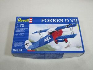 1/72 レベル（REVELL)　ドイツ　フォッカーDⅦ　プラモデル