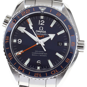 オメガ OMEGA 232.30.44.22.03.001 プラネットオーシャン グッドプラネット GMT 自動巻き メンズ _814222