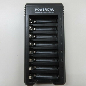 POWEROWL バッテリーチャージャー ZN825E 8 Bay Smart Battery Charger 充電器　(き)