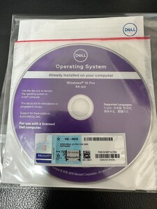 ●DELL/新品/正規品 Windows 10 Pro 64bit DVD/windows 10プロダクトキー付★OS インストール ディスク ★認証保証/他社PCも対応