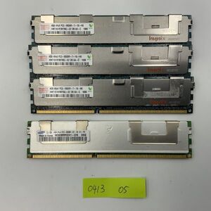 [サーバー用] Hynix 4G 4枚セット メモリ メモリーPC3-8500R registered ECC通常1.5V DDR3 20220413 05