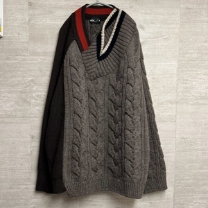 kolor カラー　21WCM-N02302 21AW ビックケーブル KNIT size5 　ベージュ【中目黒B2】