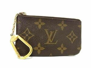 1円 ■美品■ LOUIS VUITTON ルイヴィトン M62650 モノグラム ポシェット クレ コインケース コインパース 小銭入れ ブラウン系 BI6035