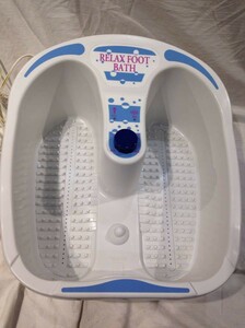 ★3869★コジット　フットバス　振動　気泡　RELAX FOOT BATH　足湯　マッサージ　健康